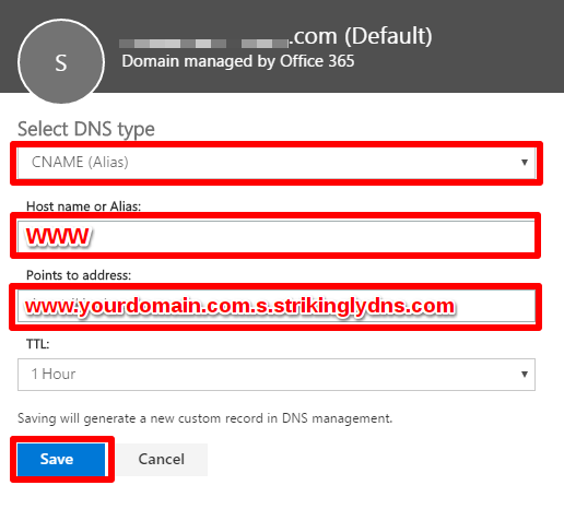 Connecting a Microsoft 365 Domain to Your Strikingly Site – Strikingly Help  Center