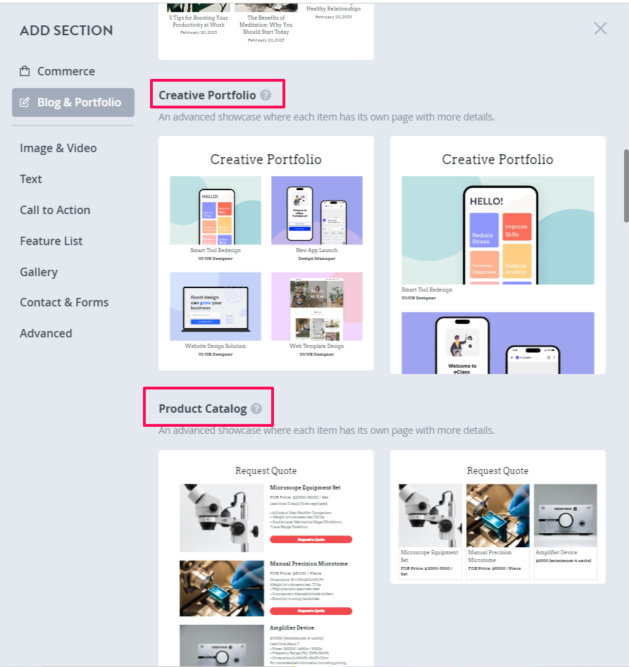 Showcase Your Product – Strikingly Help Center