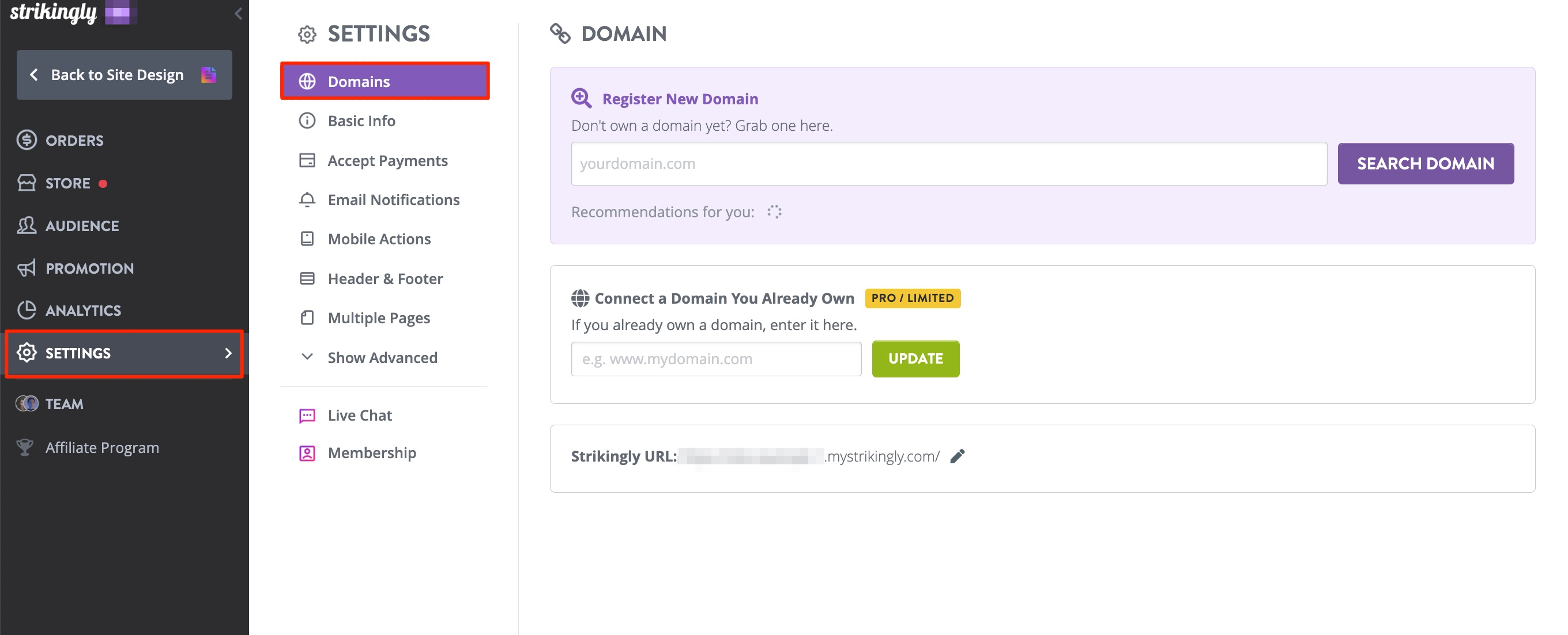 Connecting a Wix Domain to Your Strikingly Site – Strikingly Help Center