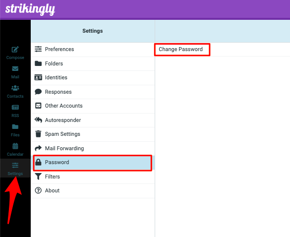 Strikingly Email Changing Password Strikingly Help Center